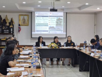2069-6-5 ประชุมหารือร่วมกับสำนักงานจังหวัด อบจ.พระนครศรีอยุธยา และหน่วยงานที่เกี่ยวข้อง เกี่ยวกับอนุสรณ์สถานแห่งความจงรักภักดี ทุ่งหันตรา
