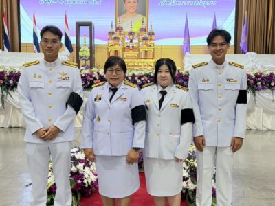 2569-6-3 ร่วมพิธิทำบุญตักบาตร เนื่องในโอกาสพระราชพิธีมหามงคลเฉลิมพระชนมพรรษา 4 รอบ